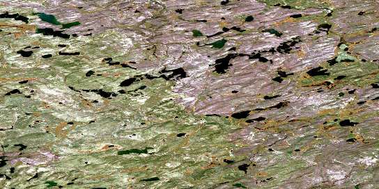 Air photo: Birkbeck Lake Satellite Image map 074J10 at 1:50,000 Scale