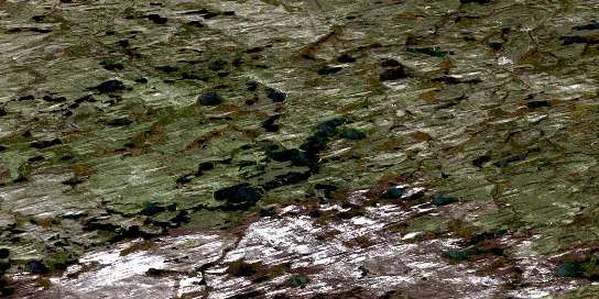 Air photo: Livingstone Lake Satellite Image map 074J11 at 1:50,000 Scale