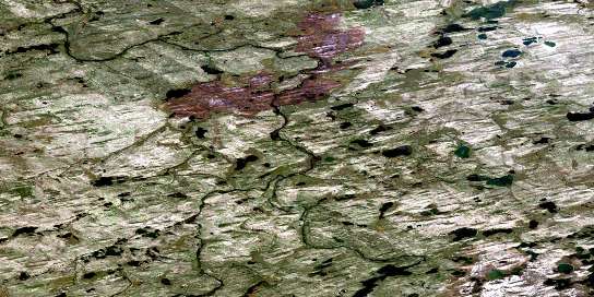 Air photo: Birney Lake Satellite Image map 074J12 at 1:50,000 Scale