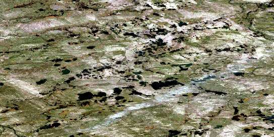 Air photo: Urton Lake Satellite Image map 074J13 at 1:50,000 Scale