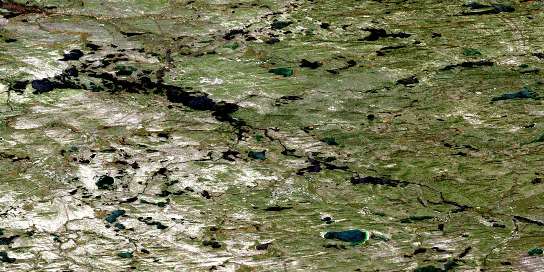 Air photo: Squirrel Lake Satellite Image map 074J14 at 1:50,000 Scale