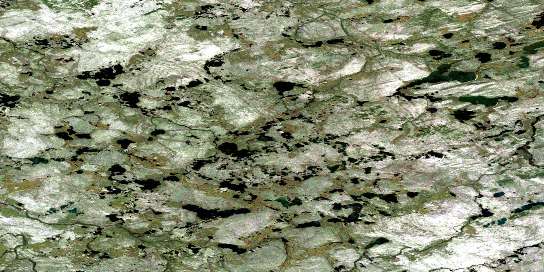 Air photo: Kalln Lake Satellite Image map 074K08 at 1:50,000 Scale