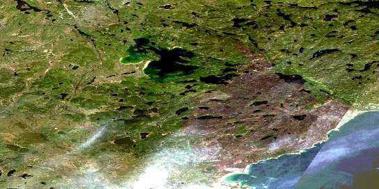Air photo: Harper Lake Satellite Image map 074N12 at 1:50,000 Scale
