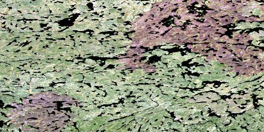 Air photo: Carcoux Lake Satellite Image map 074O14 at 1:50,000 Scale