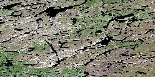 Pinkham Lake Satellite Map 074P08 at 1:50,000 scale - National Topographic System of Canada (NTS) - Orthophoto