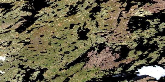No Title Satellite Map 075A02 at 1:50,000 scale - National Topographic System of Canada (NTS) - Orthophoto
