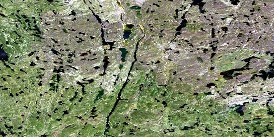 Tatse Lake Satellite Map 075C04 at 1:50,000 scale - National Topographic System of Canada (NTS) - Orthophoto