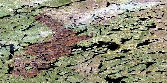 Air photo: Delight Lake Satellite Image map 075C09 at 1:50,000 Scale