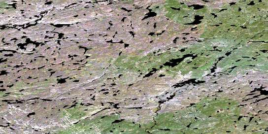 Air photo: Laing Lake Satellite Image map 075C15 at 1:50,000 Scale