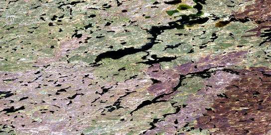 Air photo: Alcantara Lake Satellite Image map 075C16 at 1:50,000 Scale