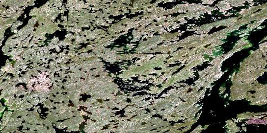 Air photo: Jerome Lake Satellite Image map 075E01 at 1:50,000 Scale