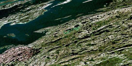 Air photo: Union Island Satellite Image map 075E13 at 1:50,000 Scale