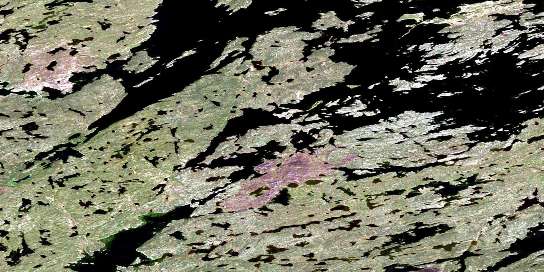 Air photo: Tronka Chua Lake Satellite Image map 075F12 at 1:50,000 Scale