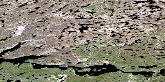 Air photo: Cobb Lake Satellite Image map 075F15 at 1:50,000 Scale