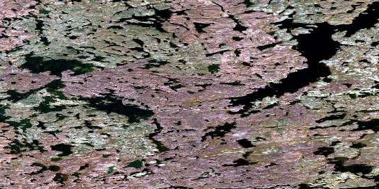 Air photo: Knobovitch Lake Satellite Image map 075G02 at 1:50,000 Scale