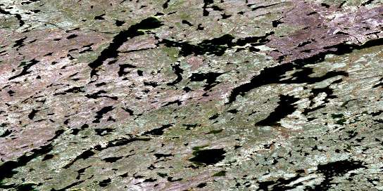 Air photo: Garceau Lake Satellite Image map 075G05 at 1:50,000 Scale