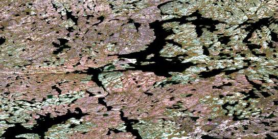 Air photo: Dymond Lake Satellite Image map 075G08 at 1:50,000 Scale