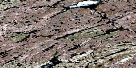 Air photo: Miller Lake Satellite Image map 075G11 at 1:50,000 Scale