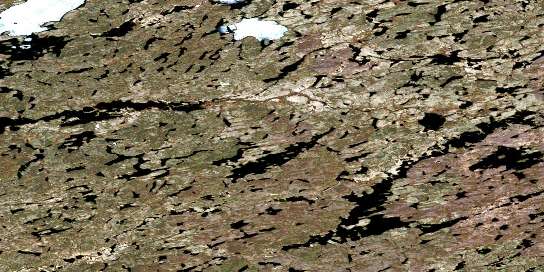 Air photo: Mcrae Lake Satellite Image map 075G12 at 1:50,000 Scale