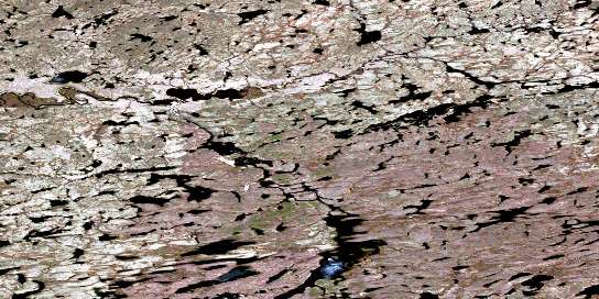 Air photo: Lamarre Lake Satellite Image map 075G14 at 1:50,000 Scale