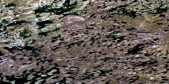 Air photo: Millar Lake Satellite Image map 075H01 at 1:50,000 Scale