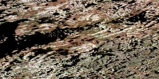 Air photo: Crowe Lake Satellite Image map 075H08 at 1:50,000 Scale