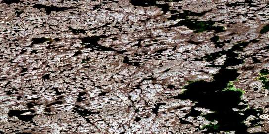 Air photo: Sammon Lake Satellite Image map 075H14 at 1:50,000 Scale