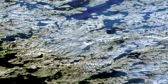 Air photo: Snelgrove Lake Satellite Image map 075I05 at 1:50,000 Scale