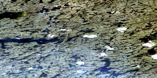 Air photo: Huff Lake Satellite Image map 075J06 at 1:50,000 Scale