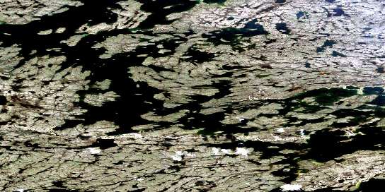 Air photo: Lynx Lake Satellite Image map 075J08 at 1:50,000 Scale