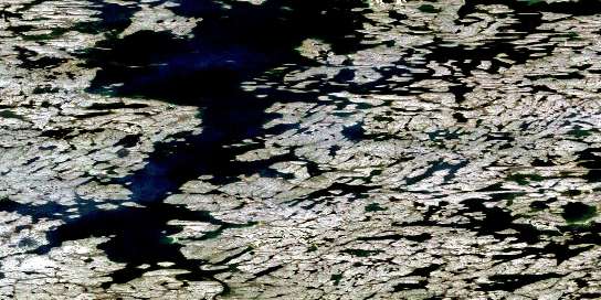 Air photo: Laroque Bay Satellite Image map 075J10 at 1:50,000 Scale