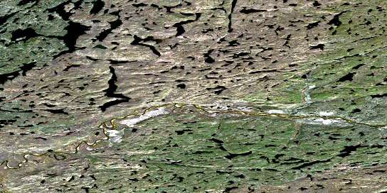 Air photo: Robert Lake Satellite Image map 075K06 at 1:50,000 Scale
