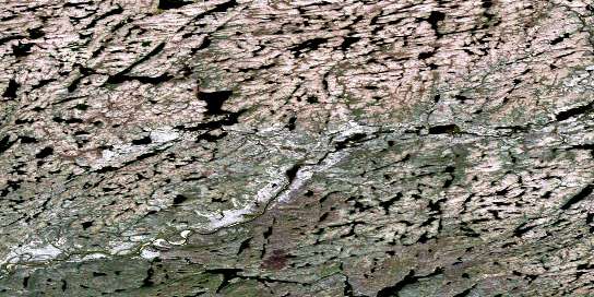 Air photo: White Quartz Lake Satellite Image map 075K09 at 1:50,000 Scale