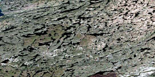 Pikes Portage Satellite Map 075K10 at 1:50,000 scale - National Topographic System of Canada (NTS) - Orthophoto