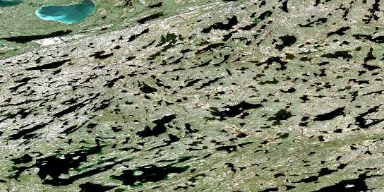Air photo: La Loche Lakes Satellite Image map 075L02 at 1:50,000 Scale