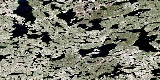 Air photo: Mckinlay Lake Satellite Image map 075L13 at 1:50,000 Scale