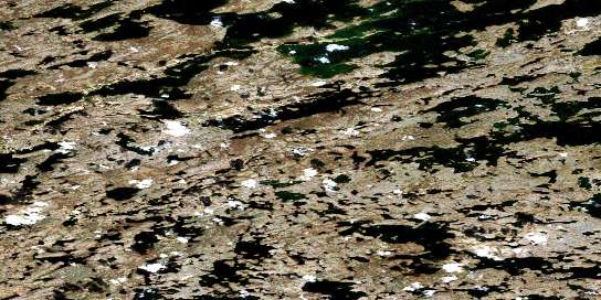 Air photo: Athenia Lake Satellite Image map 075M12 at 1:50,000 Scale