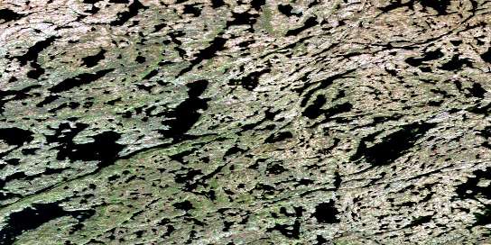 Doyle Lake Satellite Map 075N03 at 1:50,000 scale - National Topographic System of Canada (NTS) - Orthophoto
