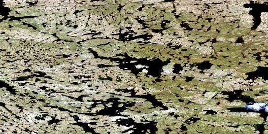 No Title Satellite Map 075O12 at 1:50,000 scale - National Topographic System of Canada (NTS) - Orthophoto