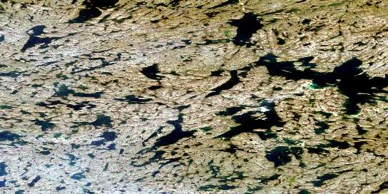 Air photo: Radford Lake Satellite Image map 075P05 at 1:50,000 Scale