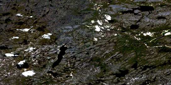 Air photo: Ford Falls Satellite Image map 075P10 at 1:50,000 Scale