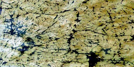 Air photo: Maze Lake Satellite Image map 075P13 at 1:50,000 Scale