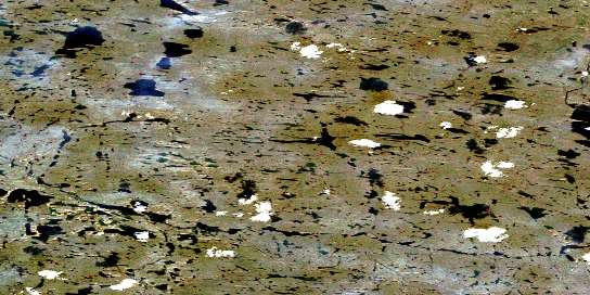 No Title Satellite Map 076A11 at 1:50,000 scale - National Topographic System of Canada (NTS) - Orthophoto