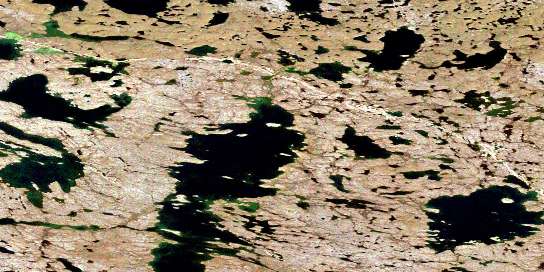 Air photo: Afridi Lake Satellite Image map 076C06 at 1:50,000 Scale