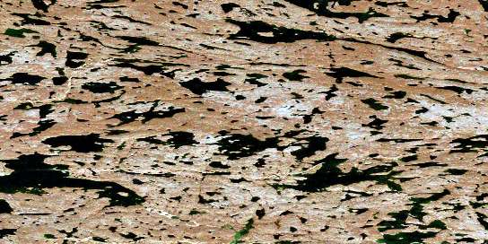 Air photo: Ursula Lake Satellite Image map 076D16 at 1:50,000 Scale