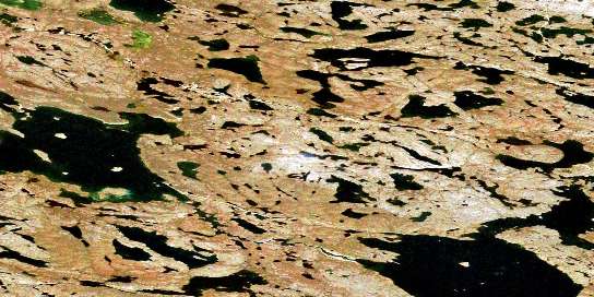 Air photo: Ghurka Lake Satellite Image map 076F03 at 1:50,000 Scale