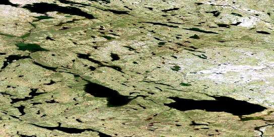 Air photo: Regan Lake Satellite Image map 076G04 at 1:50,000 Scale