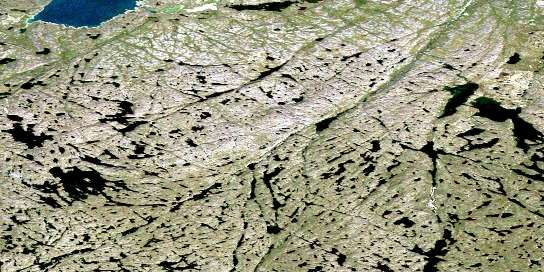Anialik River Satellite Map 076M11 at 1:50,000 scale - National Topographic System of Canada (NTS) - Orthophoto