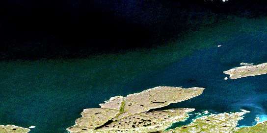 Air photo: Grays Bay Satellite Image map 076M14 at 1:50,000 Scale