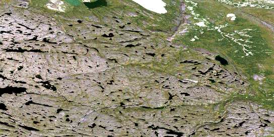 No Title Satellite Map 076N06 at 1:50,000 scale - National Topographic System of Canada (NTS) - Orthophoto